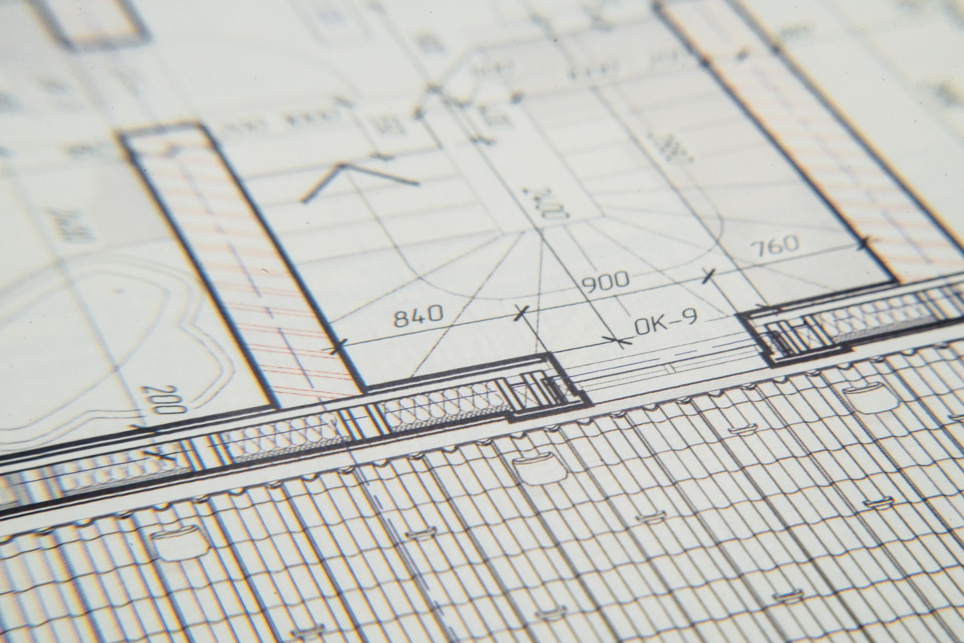 Plan technique detaille d une copropriete